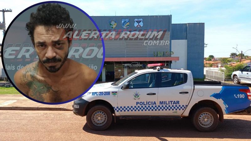 Acusado de furto foi preso pela equipe da PTRAN da PM em Rolim de Moura Acusado de furto foi preso pela equipe da PTRAN da PM em Rolim de Moura