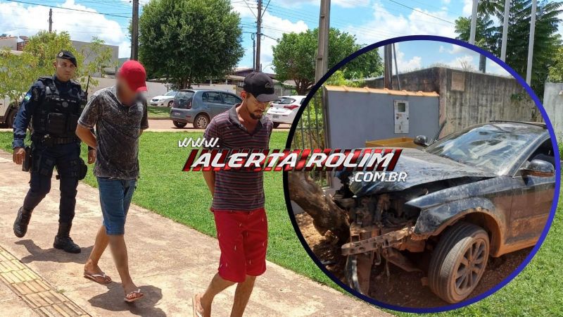 Após acidente de trânsito, foragido da justiça foi recapturado pela Polícia Militar em Rolim de Moura Após acidente de trânsito, foragido da justiça foi recapturado pela Polícia Militar em Rolim de Moura