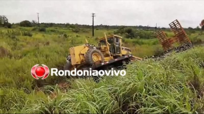 Caminhonete ficou destruída e motorista gravemente ferido após batida com carreta na BR-364 Caminhonete ficou destruída e motorista gravemente ferido após batida com carreta na BR-364