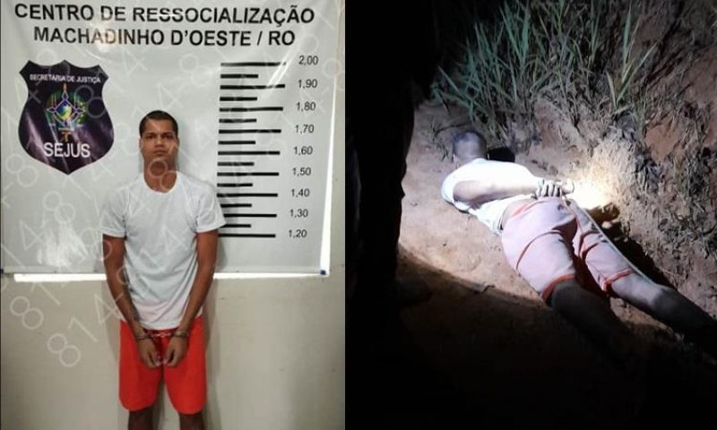 Detento que fugiu do presídio foi recapturado após ser amarrado por populares, em RO Detento que fugiu do presídio foi recapturado após ser amarrado por populares, em RO