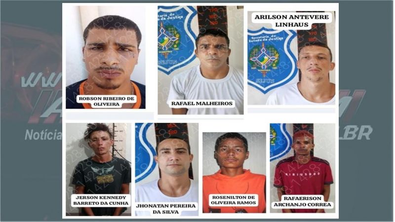 Dos 13 foragidos da unidade prisional em Pimenta Bueno, 06 já foram recapturados pela polícia Dos 13 foragidos da unidade prisional em Pimenta Bueno, 06 já foram recapturados pela polícia