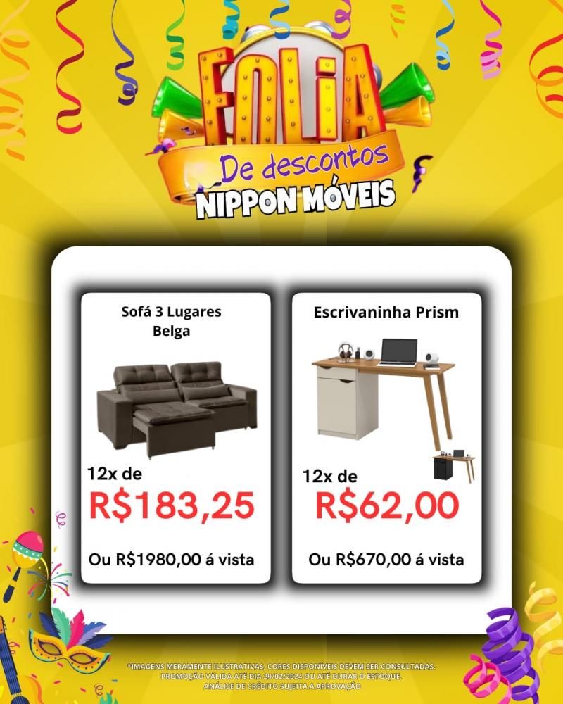 Folia de descontos Nippon Móveis em Rolim de Moura Folia de descontos Nippon Móveis em Rolim de Moura