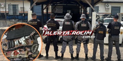 Polícia Federal e Polícia Militar realizam operação contra tráfico de drogas em Rondônia, aprende onze armas e mais de mil munições Polícia Federal e Polícia Militar realizam operação contra tráfico de drogas em Rondônia, aprende onze armas e mais de mil munições