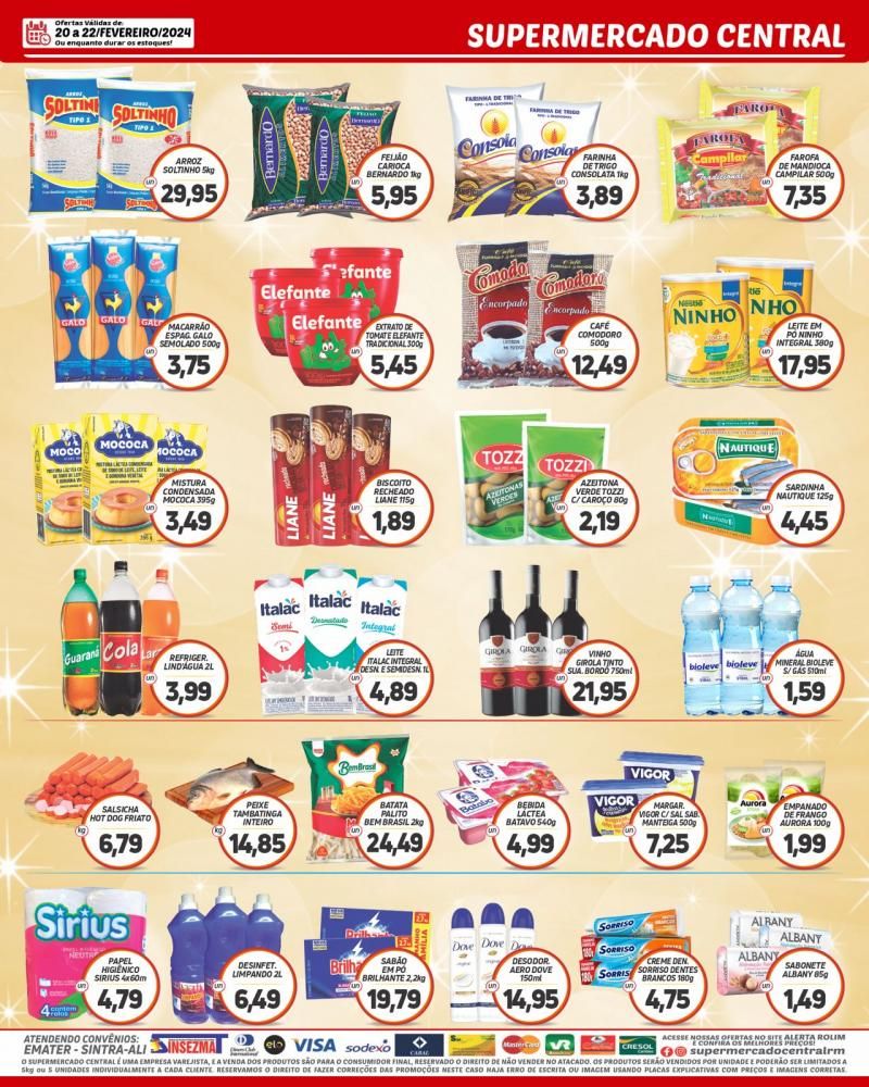 Promoção Supermercado Central, em Rolim de Moura Promoção Supermercado Central, em Rolim de Moura
