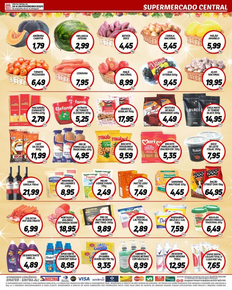 Promoção Supermercado Central, em Rolim de Moura Promoção Supermercado Central, em Rolim de Moura