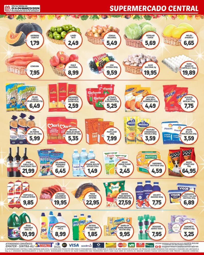 Promoção Supermercado Central, em Rolim de Moura Promoção Supermercado Central, em Rolim de Moura