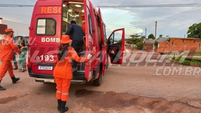 Segundo acidente de trânsito do dia em Rolim de Moura resultou em duas vítimas com fratura Segundo acidente de trânsito do dia em Rolim de Moura resultou em duas vítimas com fratura