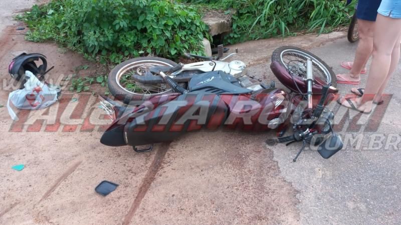 Segundo acidente de trânsito do dia em Rolim de Moura resultou em duas vítimas com fratura Segundo acidente de trânsito do dia em Rolim de Moura resultou em duas vítimas com fratura