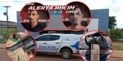 URGENTE – Após efetuarem roubo em mercado, apenado de saída temporária e comparsa foram presos durante ação rápida da PM de Rolim de Moura  URGENTE – Após efetuarem roubo em mercado, apenado de saída temporária e comparsa foram presos durante ação rápida da PM de Rolim de Moura