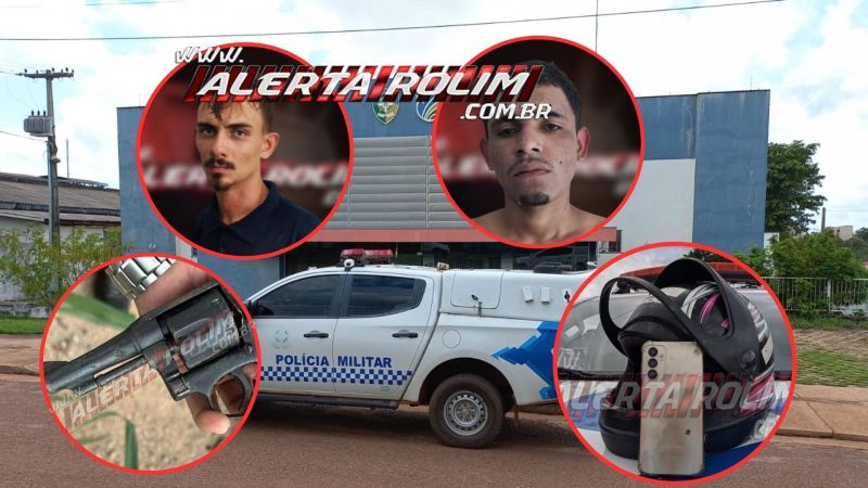 URGENTE – Após efetuarem roubo em mercado, apenado de saída temporária e comparsa foram presos durante ação rápida da PM de Rolim de Moura  URGENTE – Após efetuarem roubo em mercado, apenado de saída temporária e comparsa foram presos durante ação rápida da PM de Rolim de Moura