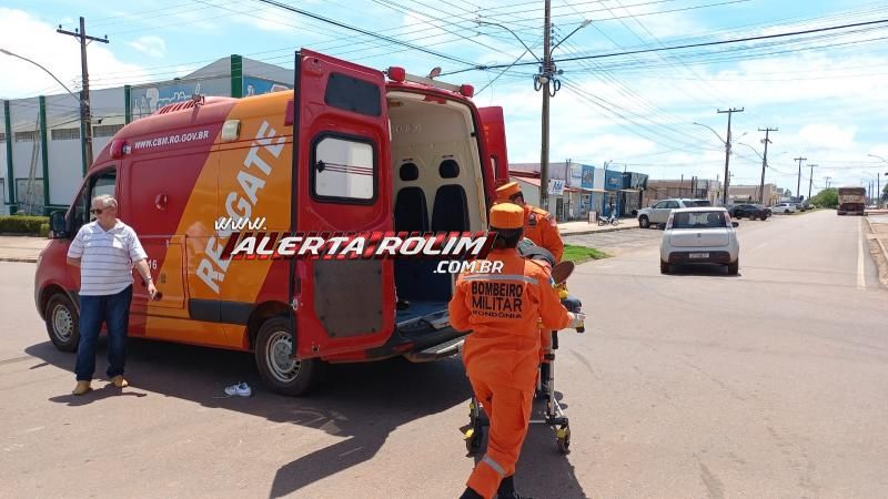 Acidente envolvendo moto e caminhonete deixou uma pessoa ferida nesta manhã, em Rolim de Moura Acidente envolvendo moto e caminhonete deixou uma pessoa ferida nesta manhã, em Rolim de Moura