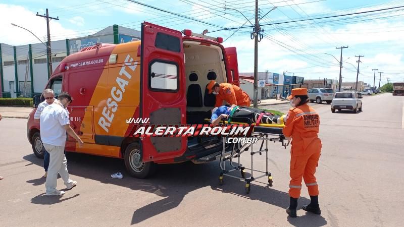 Acidente envolvendo moto e caminhonete deixou uma pessoa ferida nesta manhã, em Rolim de Moura Acidente envolvendo moto e caminhonete deixou uma pessoa ferida nesta manhã, em Rolim de Moura