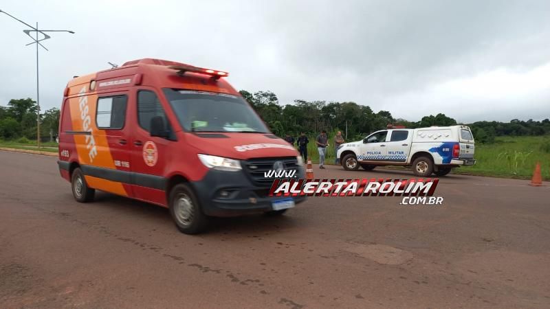Acidente envolvendo moto e caminhonete foi registrado nesta manhã, em Rolim de Moura Acidente envolvendo moto e caminhonete foi registrado nesta manhã, em Rolim de Moura