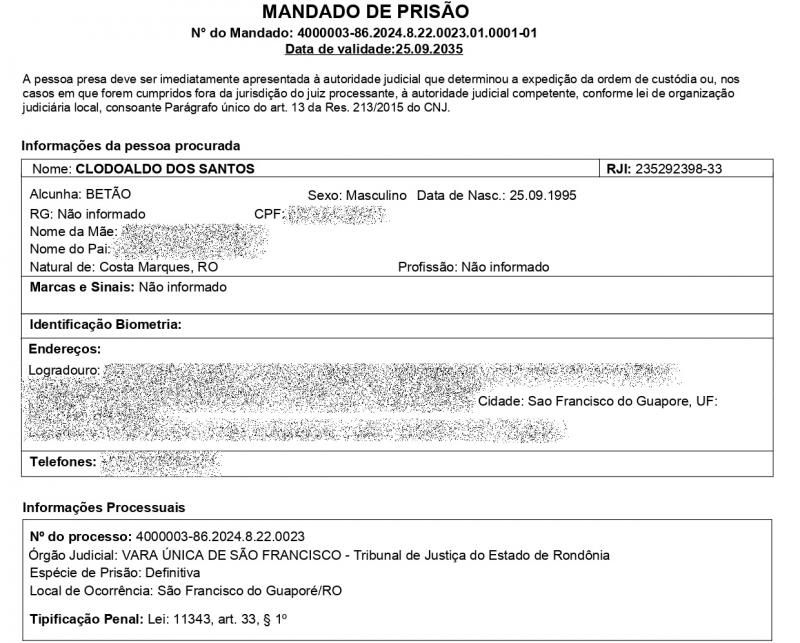 Acusado de crime de tráfico de drogas em São Francisco foi preso pela PM em Santa Luzia Acusado de crime de tráfico de drogas em São Francisco foi preso pela PM em Santa Luzia