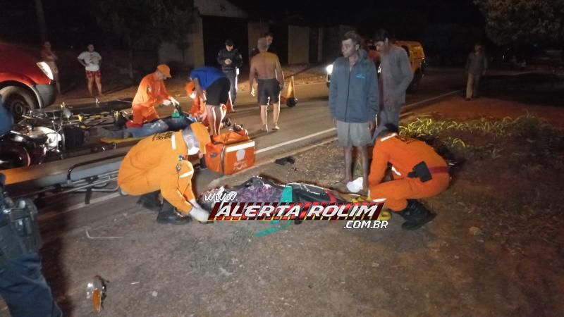Delivery e condutor de Biz ficaram feridos após colisão frontal no bairro Beira Rio, em Rolim de Moura Delivery e condutor de Biz ficaram feridos após colisão frontal no bairro Beira Rio, em Rolim de Moura