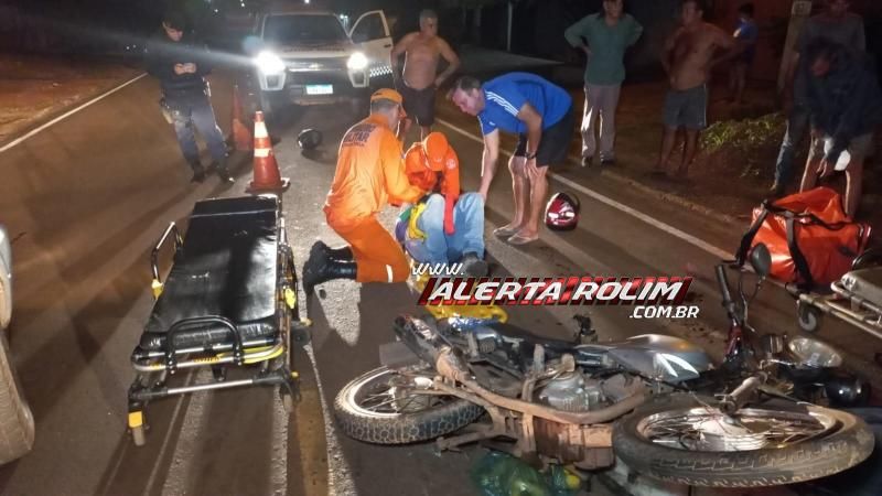Delivery e condutor de Biz ficaram feridos após colisão frontal no bairro Beira Rio, em Rolim de Moura Delivery e condutor de Biz ficaram feridos após colisão frontal no bairro Beira Rio, em Rolim de Moura