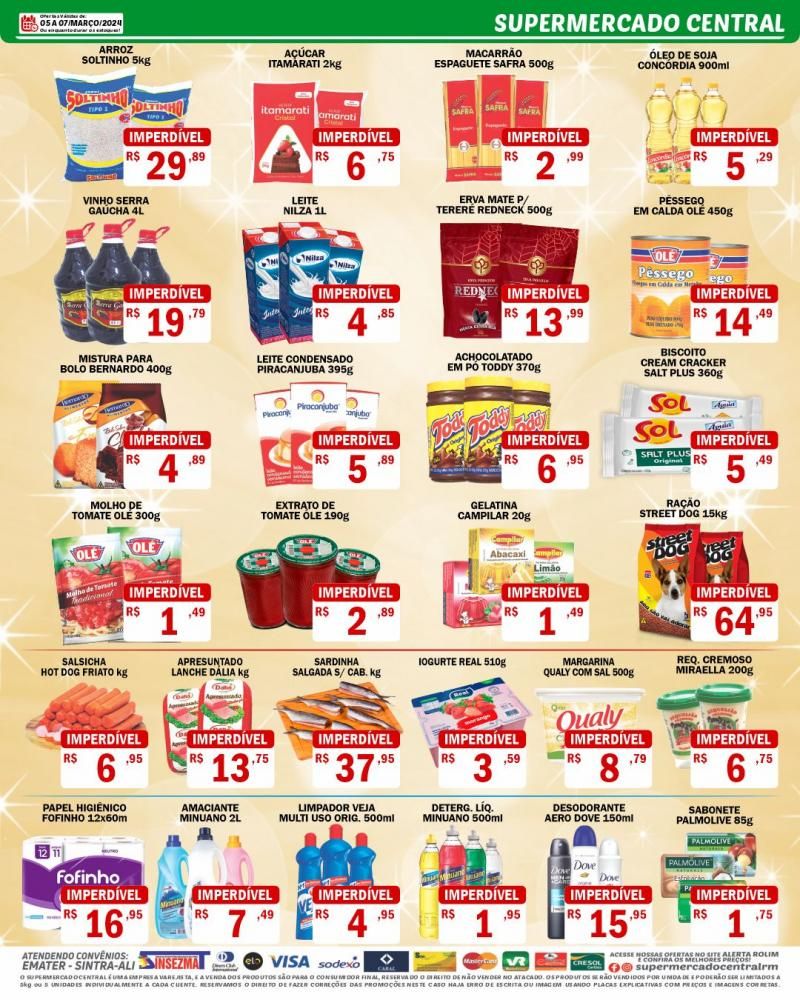 Promoção Supermercado Central, em Rolim de Moura Promoção Supermercado Central, em Rolim de Moura