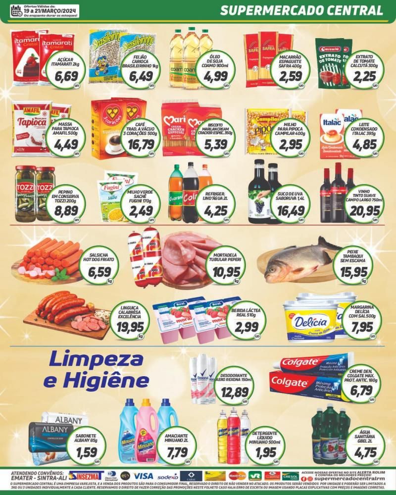 Promoção Supermercado Central, em Rolim de Moura Promoção Supermercado Central, em Rolim de Moura