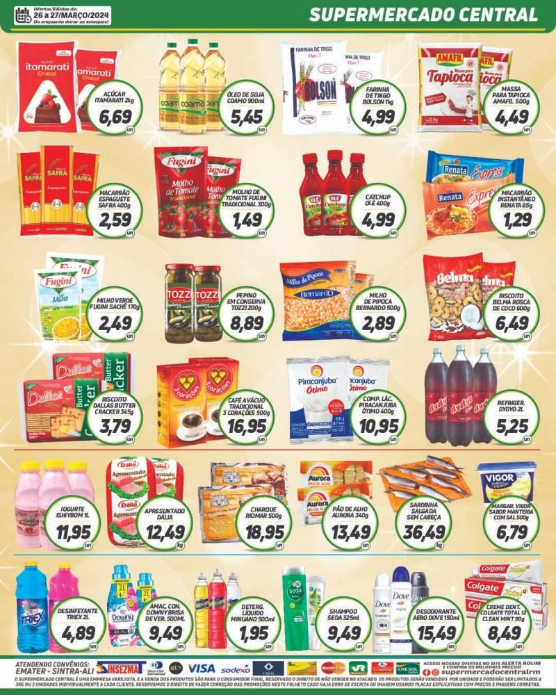 Promoção Supermercado Central, em Rolim de Moura Promoção Supermercado Central, em Rolim de Moura