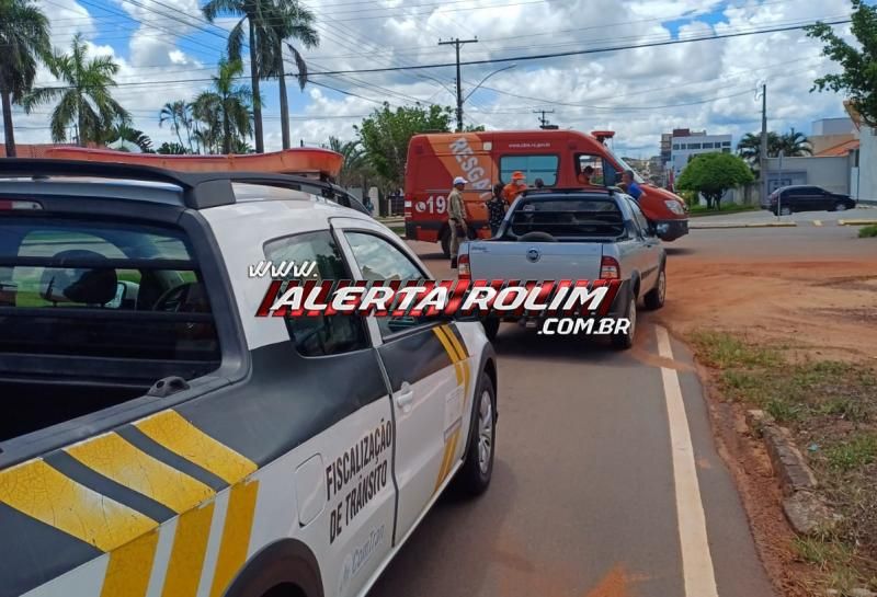 Terceiro acidente de trânsito do dia deixou uma pessoa ferida, em Rolim de Moura Terceiro acidente de trânsito do dia deixou uma pessoa ferida, em Rolim de Moura