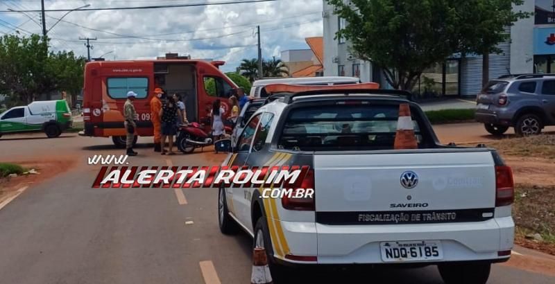 Terceiro acidente de trânsito do dia deixou uma pessoa ferida, em Rolim de Moura Terceiro acidente de trânsito do dia deixou uma pessoa ferida, em Rolim de Moura