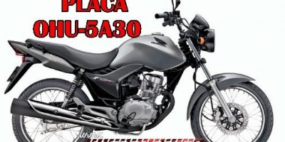 Motocicleta foi furtada em área de residência no bairro Olímpico, em Rolim de Moura 