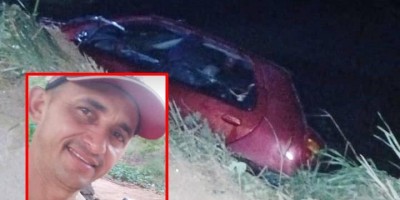 Motorista morreu após carro cair em rio, em São Miguel do Guaporé