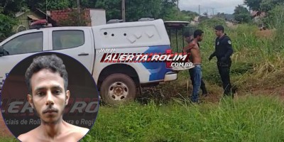 Acusado de tráfico de drogas foi preso pela Polícia Militar, em Rolim de Moura; VÍDEO