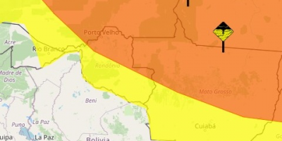 Inmet emite dois novos alertas para chuvas intensas em Rondônia para este final de semana