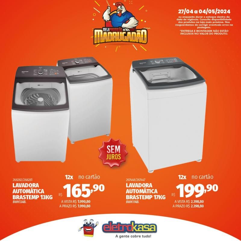 Megapromoção MADRUGADÃO nas Lojas ELETROKASA, em Rolim de Moura Megapromoção MADRUGADÃO nas Lojas ELETROKASA, em Rolim de Moura