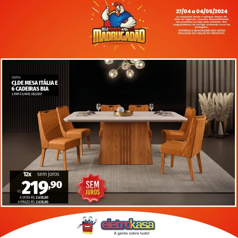 Megapromoção MADRUGADÃO nas Lojas ELETROKASA, em Rolim de Moura Megapromoção MADRUGADÃO nas Lojas ELETROKASA, em Rolim de Moura