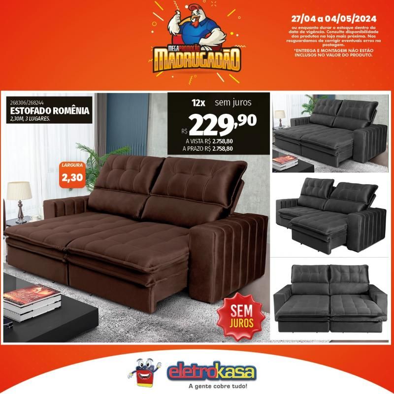 Megapromoção MADRUGADÃO nas Lojas ELETROKASA, em Rolim de Moura Megapromoção MADRUGADÃO nas Lojas ELETROKASA, em Rolim de Moura
