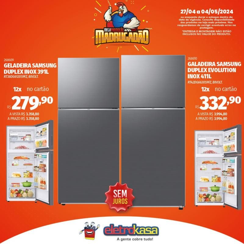 Megapromoção MADRUGADÃO nas Lojas ELETROKASA, em Rolim de Moura Megapromoção MADRUGADÃO nas Lojas ELETROKASA, em Rolim de Moura