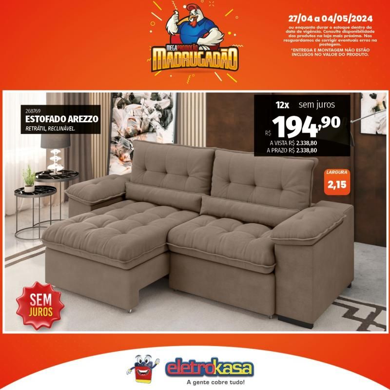 Megapromoção MADRUGADÃO nas Lojas ELETROKASA, em Rolim de Moura Megapromoção MADRUGADÃO nas Lojas ELETROKASA, em Rolim de Moura