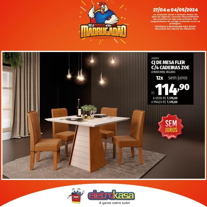 Megapromoção MADRUGADÃO nas Lojas ELETROKASA, em Rolim de Moura Megapromoção MADRUGADÃO nas Lojas ELETROKASA, em Rolim de Moura