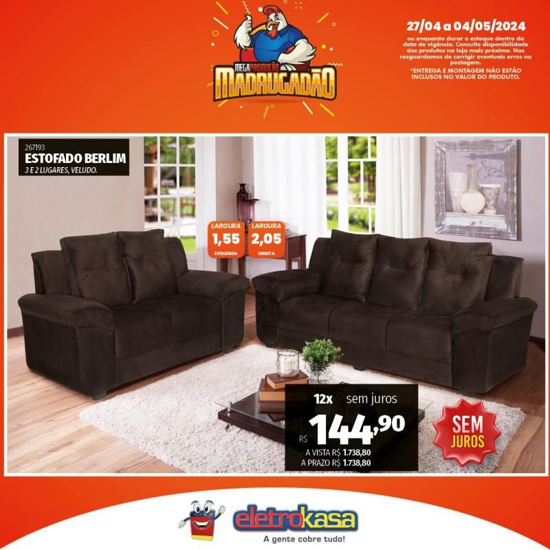 Megapromoção MADRUGADÃO nas Lojas ELETROKASA, em Rolim de Moura Megapromoção MADRUGADÃO nas Lojas ELETROKASA, em Rolim de Moura