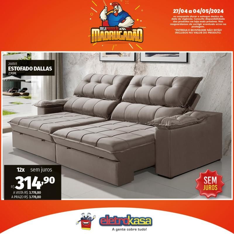 Megapromoção MADRUGADÃO nas Lojas ELETROKASA, em Rolim de Moura Megapromoção MADRUGADÃO nas Lojas ELETROKASA, em Rolim de Moura