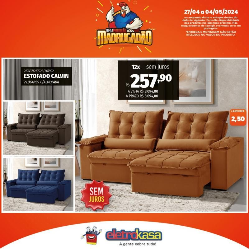 Megapromoção MADRUGADÃO nas Lojas ELETROKASA, em Rolim de Moura Megapromoção MADRUGADÃO nas Lojas ELETROKASA, em Rolim de Moura