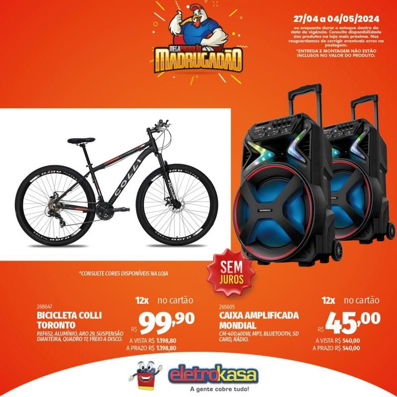 Megapromoção MADRUGADÃO nas Lojas ELETROKASA, em Rolim de Moura Megapromoção MADRUGADÃO nas Lojas ELETROKASA, em Rolim de Moura