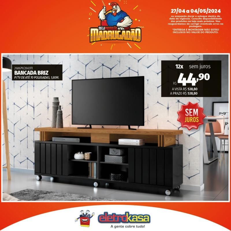 Megapromoção MADRUGADÃO nas Lojas ELETROKASA, em Rolim de Moura Megapromoção MADRUGADÃO nas Lojas ELETROKASA, em Rolim de Moura