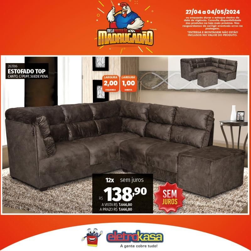 Megapromoção MADRUGADÃO nas Lojas ELETROKASA, em Rolim de Moura Megapromoção MADRUGADÃO nas Lojas ELETROKASA, em Rolim de Moura