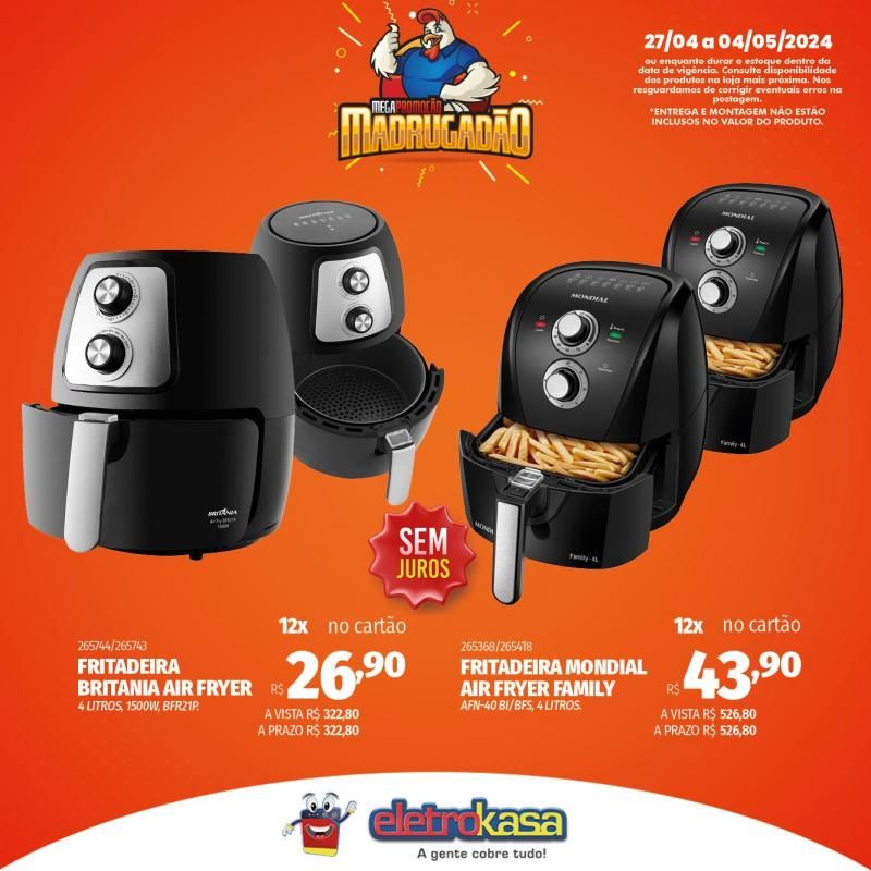 Megapromoção MADRUGADÃO nas Lojas ELETROKASA, em Rolim de Moura Megapromoção MADRUGADÃO nas Lojas ELETROKASA, em Rolim de Moura