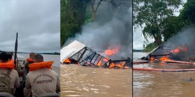 Nova operação da PF destrói mais 8 dragas nas regiões de Nova Mamoré e Porto Velho