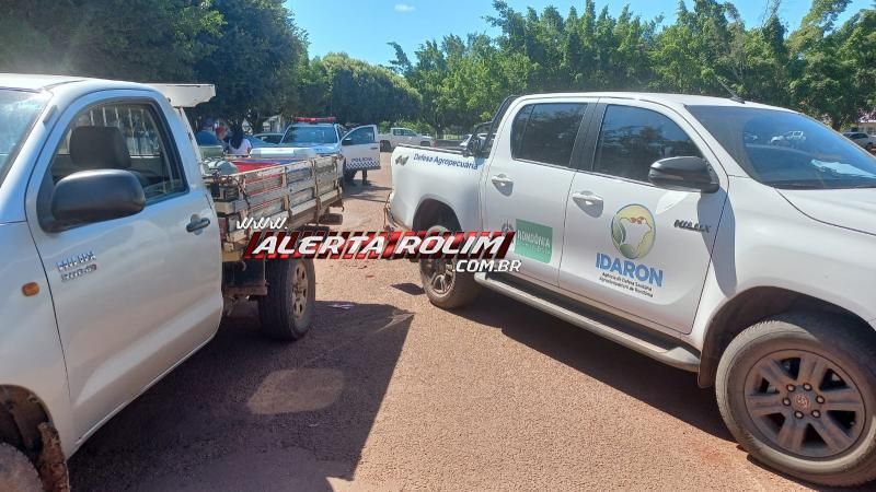 Polícia Militar registrou acidente de trânsito nessa manhã, em Rolim de Moura Polícia Militar registrou acidente de trânsito nessa manhã, em Rolim de Moura