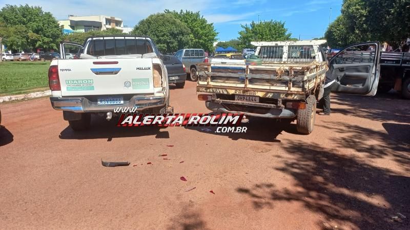 Polícia Militar registrou acidente de trânsito nessa manhã, em Rolim de Moura Polícia Militar registrou acidente de trânsito nessa manhã, em Rolim de Moura