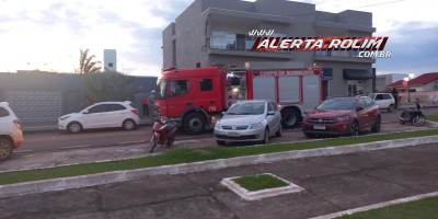 Princípio de incêndio mobilizou bombeiros nesta tarde no Centro de Rolim de Moura – Veja o vídeo 
