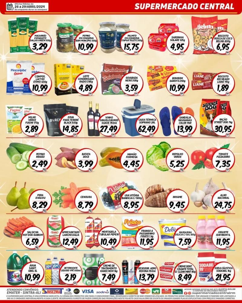 Promoção Supermercado Central, em Rolim de Moura Promoção Supermercado Central, em Rolim de Moura