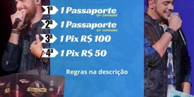 Quer concorrer a dois passaportes da Expoagro de Rolim de Moura? Veja como participar do sorteio que será realizado pela Clínica Anjos de Patas