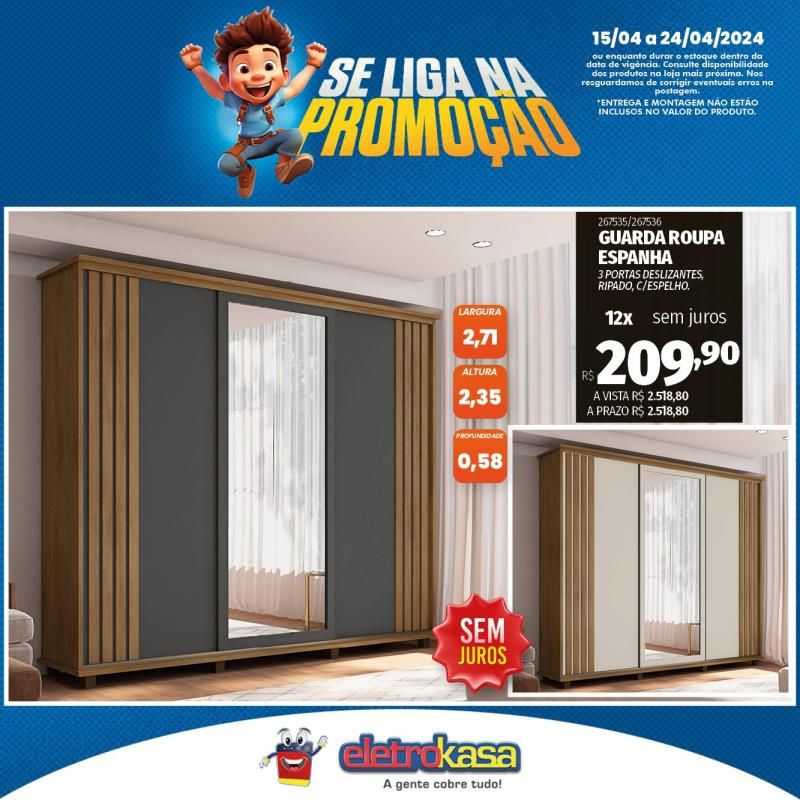 Super Ofertas na ELETROKASA, em Rolim de Moura Super Ofertas na ELETROKASA, em Rolim de Moura