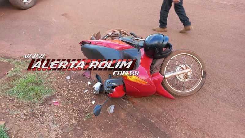 Acidente de trânsito deixou uma pessoa ferida nessa tarde, em Rolim de Moura Acidente de trânsito deixou uma pessoa ferida nessa tarde, em Rolim de Moura